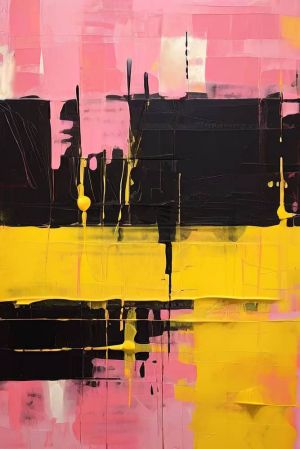 Vibrant Horizons: Abstract Expression in Color wall art