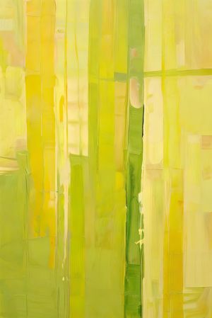 Verdant Symphony - Abstract Expression wall art