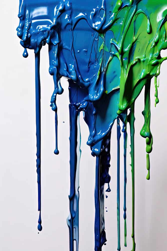 Elegance in Motion: Tides of Blue and Green premium reproduction