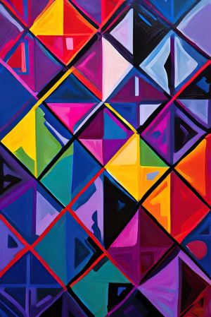 Chromatic Symphony: Kaleidoscope Harmony wall art