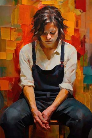 Contemplation in Color wall art