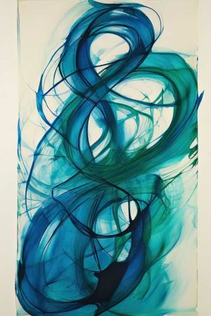 Oceans in Motion: Aetheric Symphony wall art