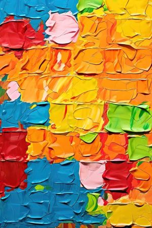 Vibrant Symphony: A Tapestry of Colors wall art