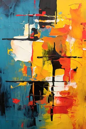 Vibrant Harmony: A Symphony of Colors wall art