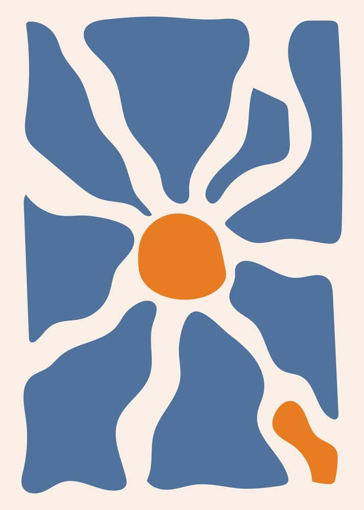 Celestial Flow: A Modern Exploration premium reproduction