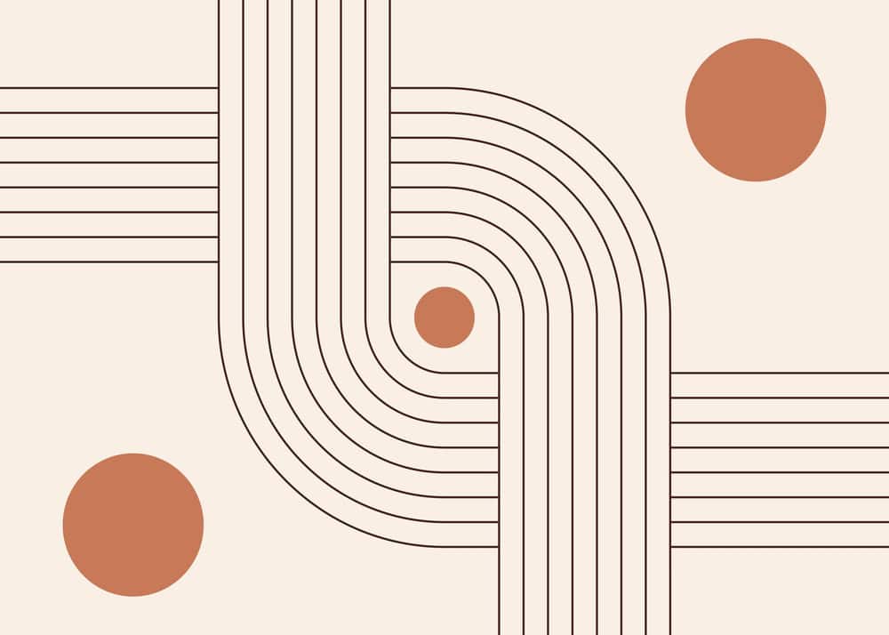 Curved Harmony: A Symphony in Geometry premium reproduction