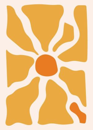 Radiant Tapestry: A Study in Form and Hue wall art