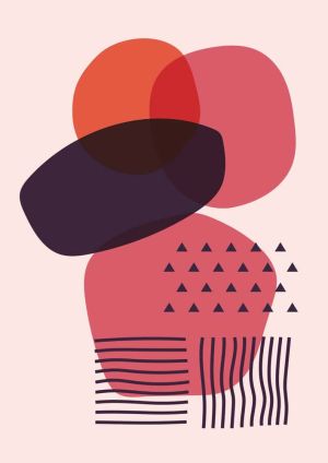 Harmony of Shapes - Modern Abstract Wall Art wall art