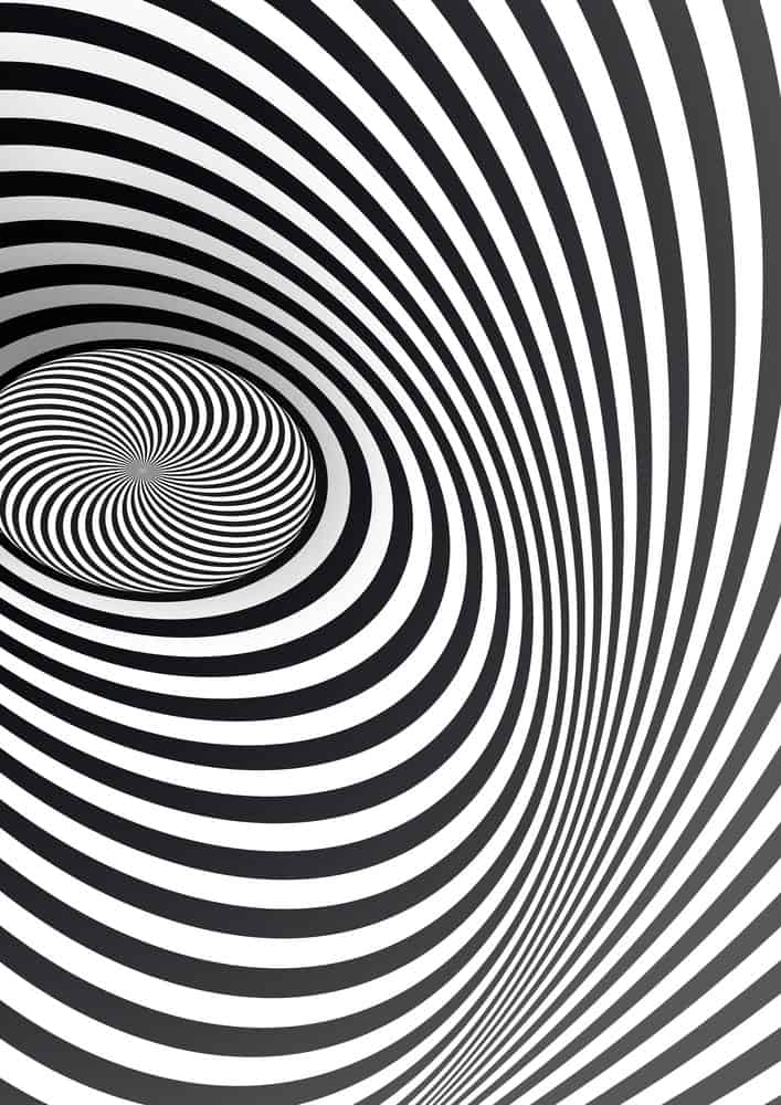 Infinite Vortex: Op Art Masterpiece premium reproduction