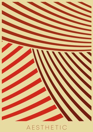 Curved Harmony: Aesthetic Flow wall art