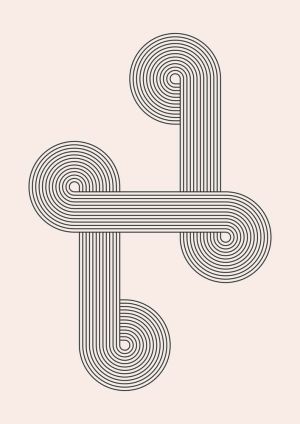 Harmonic Labyrinths - Abstract Wall Elegance wall art
