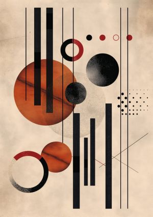 Harmonious Geometric Symphony wall art