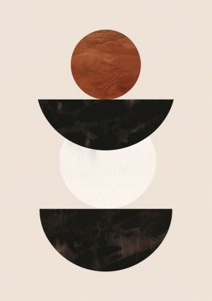 Harmonious Geometric Balance wall art