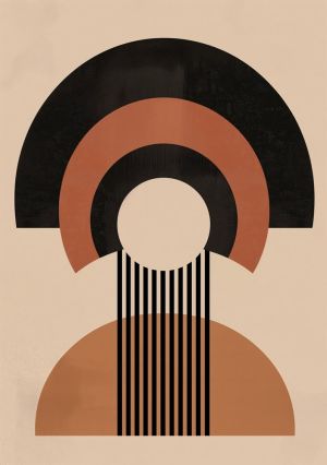 Geometric Harmony: A Modern Symmetry wall art