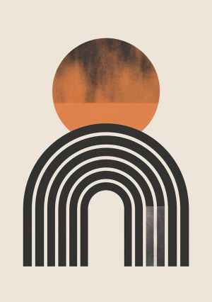 Harmonious Curves: A Contemporary Exploration wall art