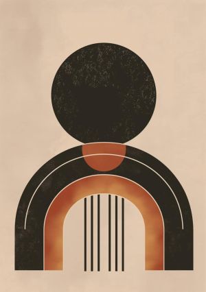 Ethereal Harmony in Geometric Forms wall art