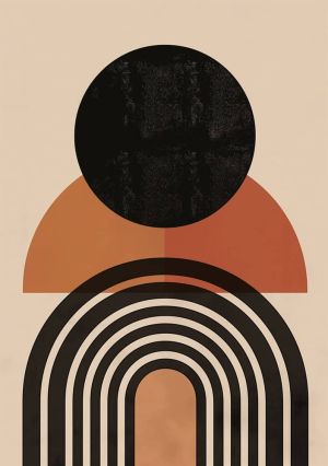 Celestial Harmony: Geometric Abstractions wall art