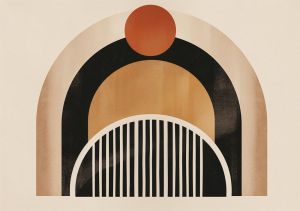 Harmonic Convergence: An Abstract Portal wall art