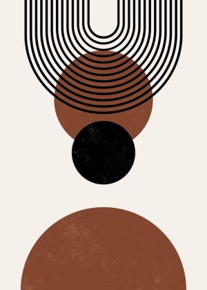 Echoes of Geometry: A Study in Form wall art
