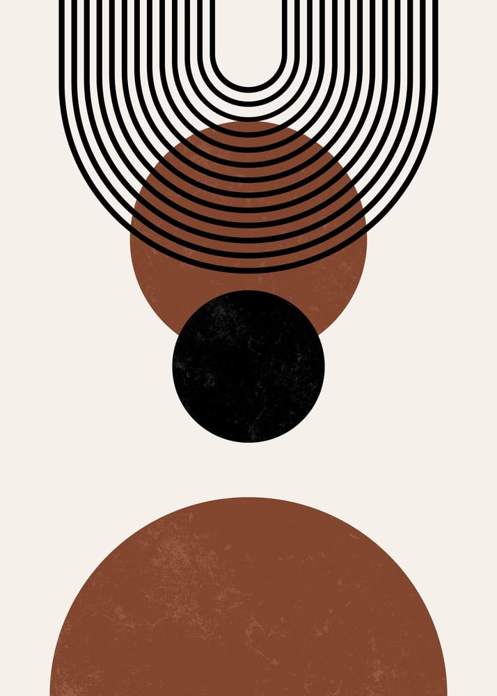 Echoes of Geometry: A Study in Form premium reproduction