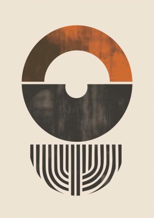 Harmony in Geometric Abstraction wall art