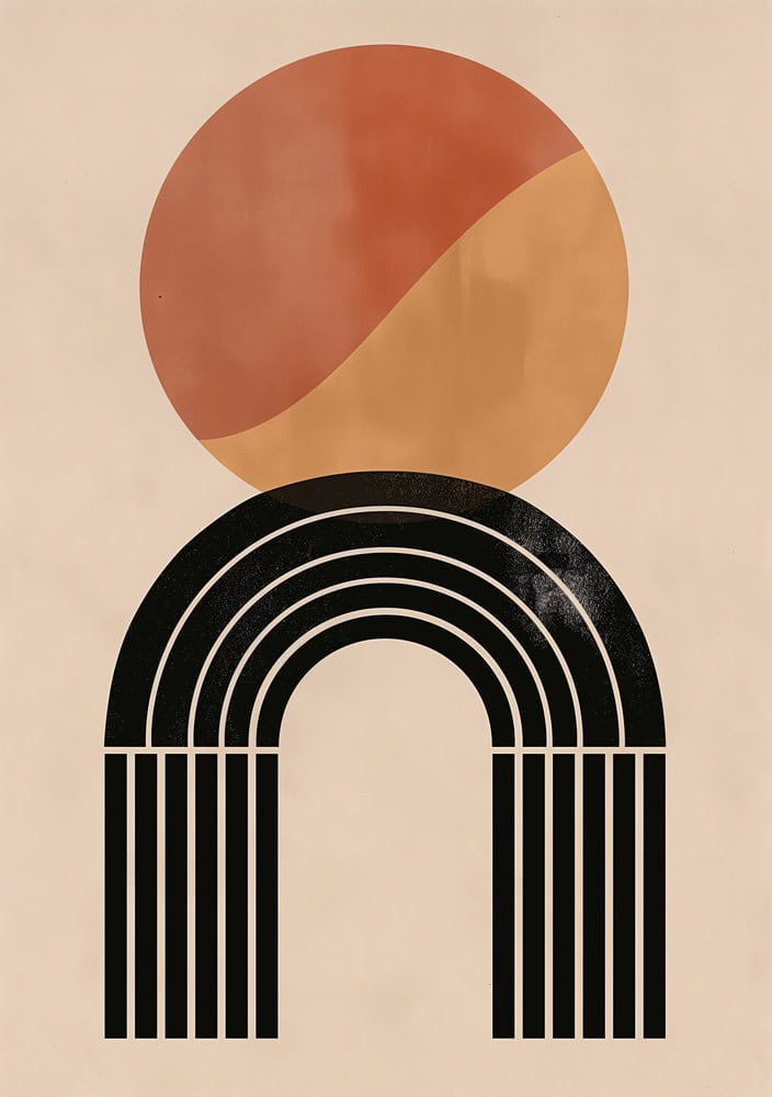 The Confluence of Form and Hue premium reproduction