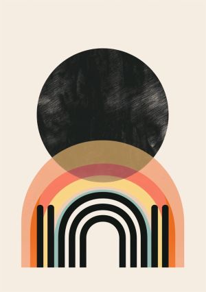 Harmony in Circles and Arches wall art