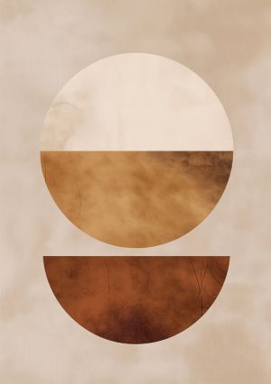 Ethereal Balance: A Study in Geometric Harmony wall art