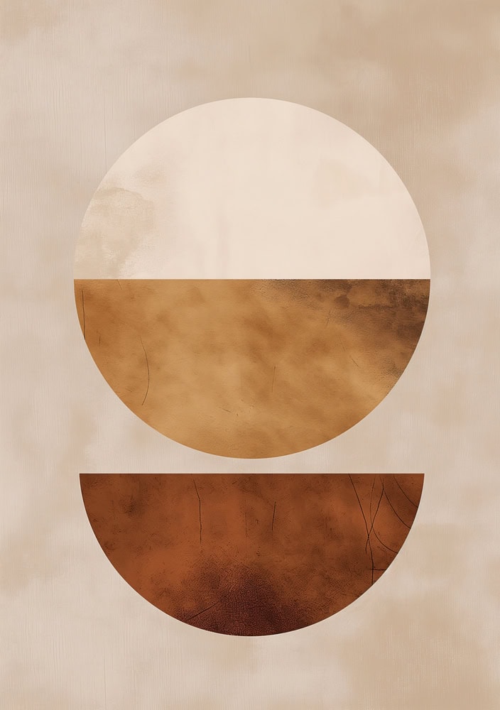 Ethereal Balance: A Study in Geometric Harmony premium reproduction