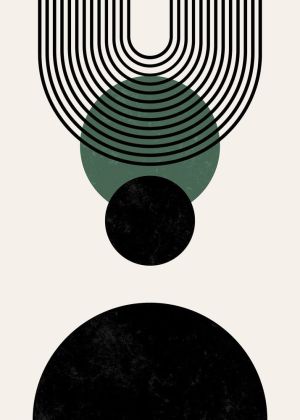 Symphony of Circles: A Geometric Exploration wall art
