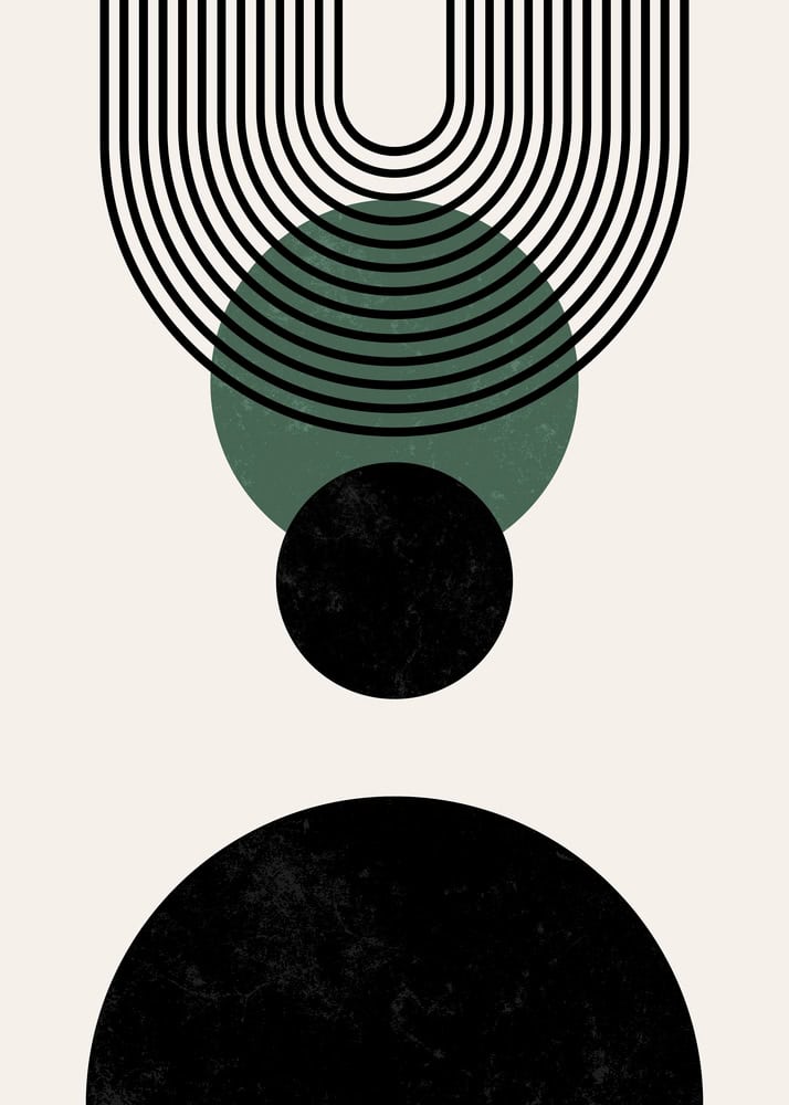 Symphony of Circles: A Geometric Exploration premium reproduction