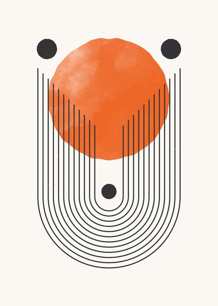 Celestial Harmony: A Study in Lines and Forms premium reproduction