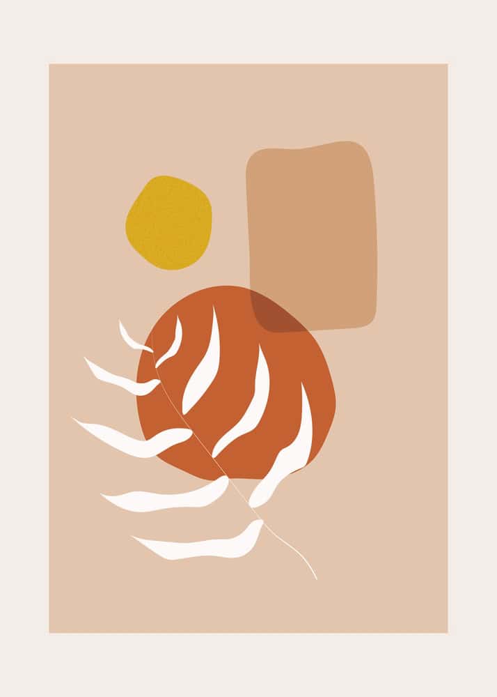 Ethereal Harmony: A Dance of Shapes premium reproduction