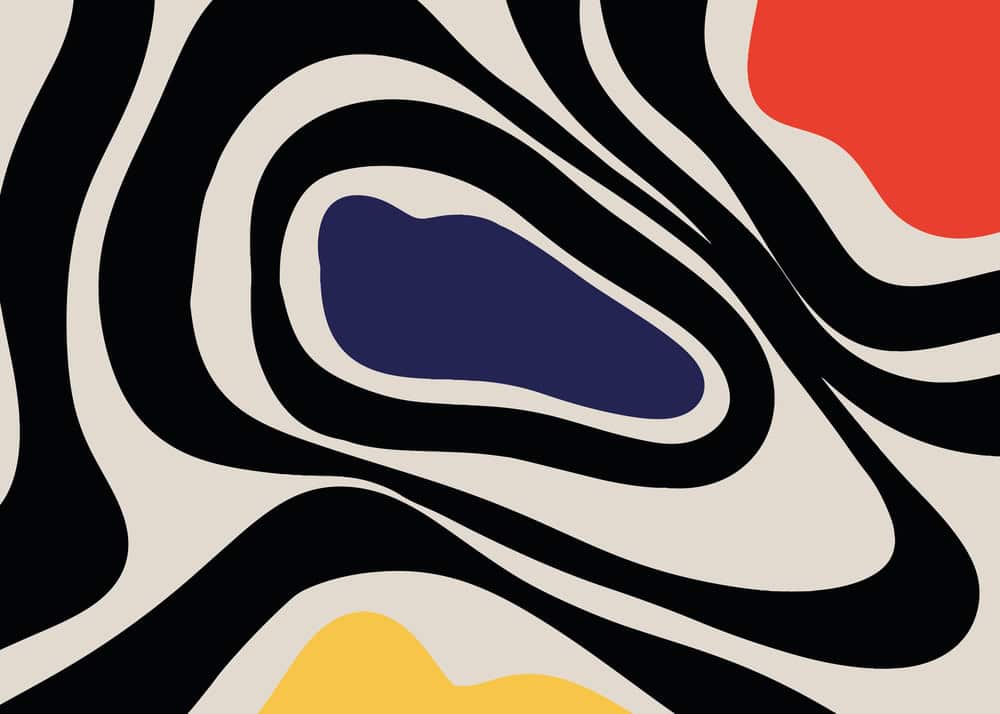 Harmonic Tides: A Symphony of Color premium reproduction