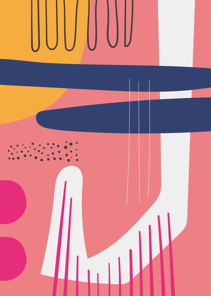 Vibrant Echoes: Modern Abstract Symphony premium reproduction