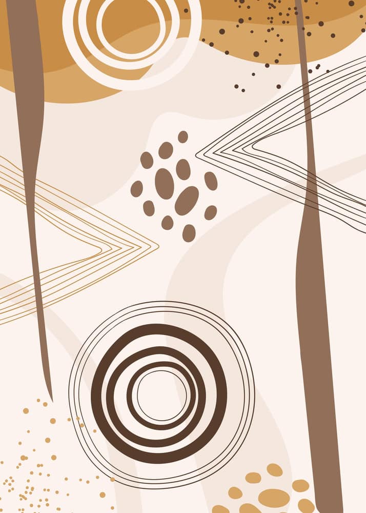 Symphony of Earth Tones premium reproduction