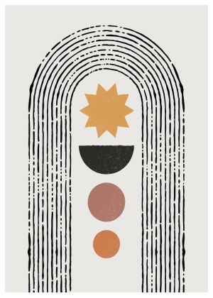Celestial Harmony - Abstract Geometry Series wall art