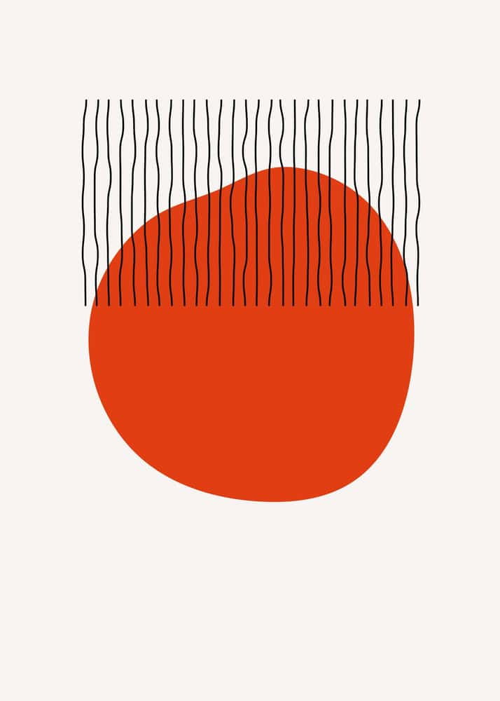 Harmony in Contrast: A Meditative Composition premium reproduction
