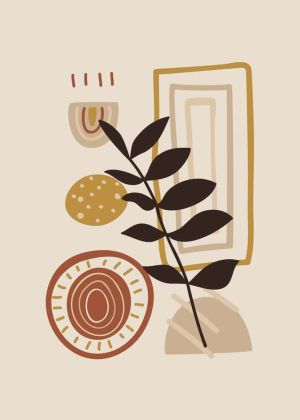 Nature's Harmony: Minimalist Abstraction wall art