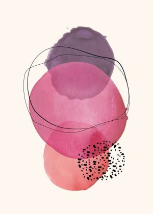 Elegance in Abstract: Harmony of Color wall art