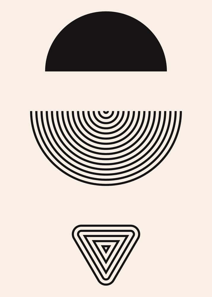 Geometric Harmony: An Exploration in Form premium reproduction