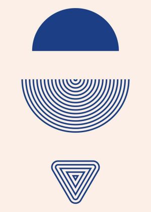 Geometric Harmony: A Minimalist Exploration wall art