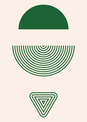 Geometric Harmony: An Abstract Exploration wall art