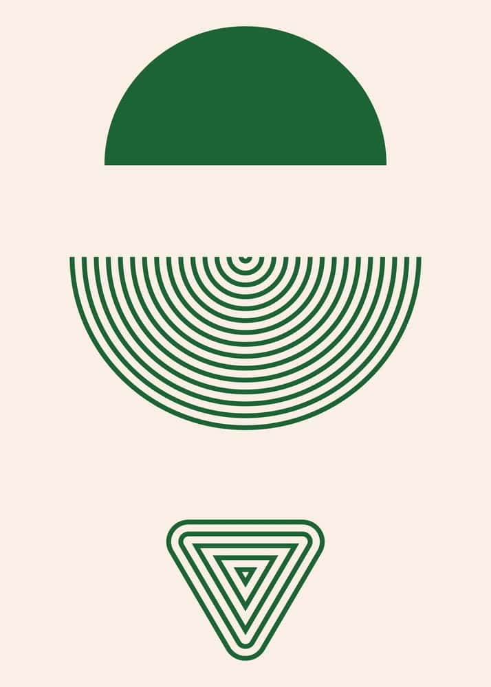 Geometric Harmony: An Abstract Exploration premium reproduction
