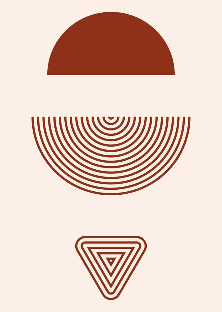 Geometric Harmony: A Study in Shapes premium reproduction