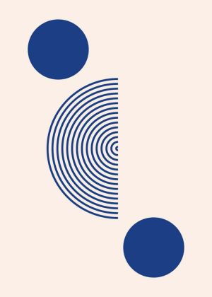 Harmonious Symmetry: Celestial Rhythm wall art