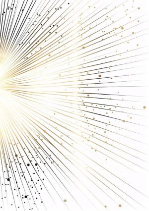 Celestial Convergence: Gold Radiance wall art