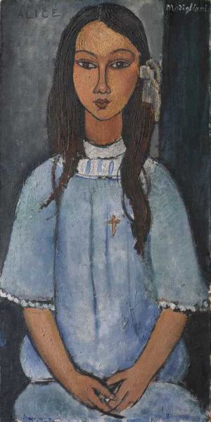 Amedeo Modigliani - Portrait of Alice wall art