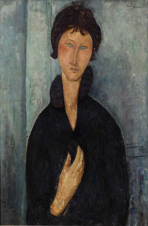 Amedeo Modigliani - Femme Aux Yeux Bleus Wall Art wall art