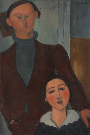 Amedeo Modigliani - Portrait of Jacques and Berthe Lipchitz wall art